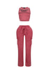 Money Dep Mineral Washed Top & Pants SET
